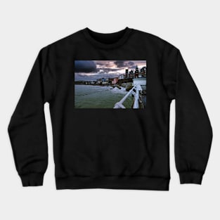 Cromer town and beach Crewneck Sweatshirt